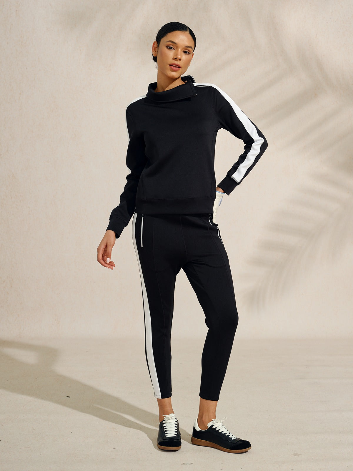 More Than Basic Irregular Collar Golf Sweatshirt