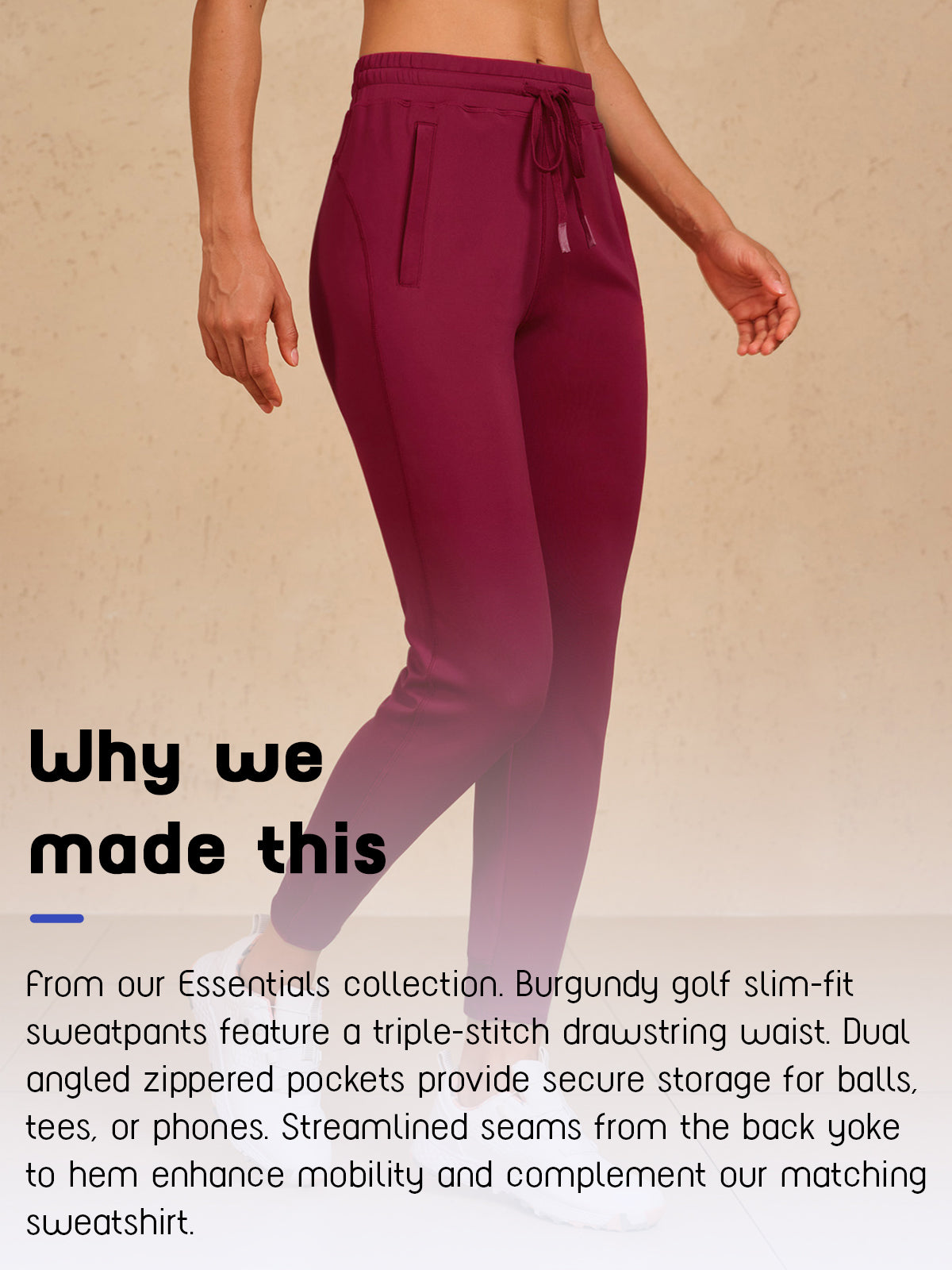 More Than Basic 26.5 Inch Drawstring Ankle Sweatpants