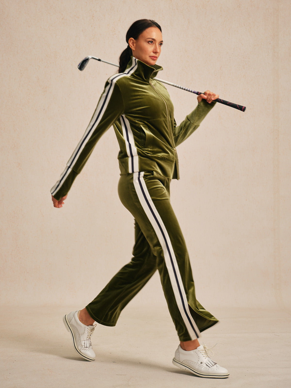 UltraSoft Velvet Long Sleeve Full Zip Jacket