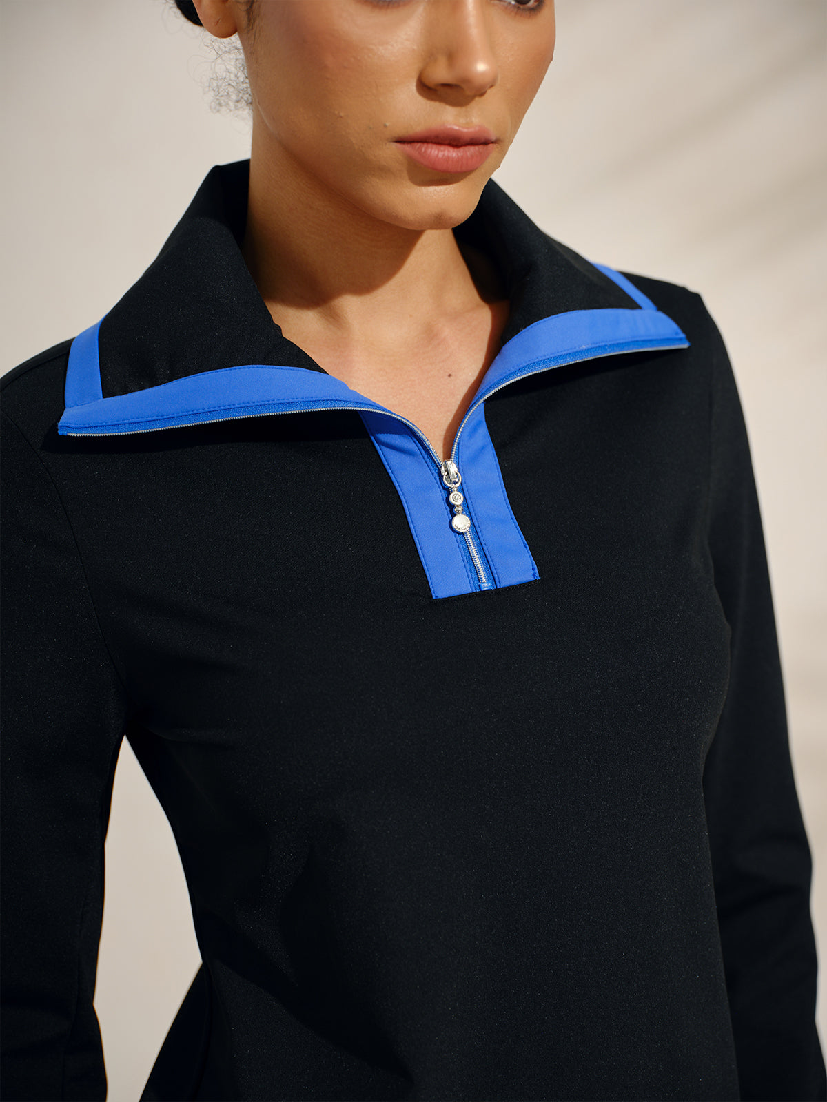 Navycore Color Block Lapel Golf Polo Shirt UPF50+
