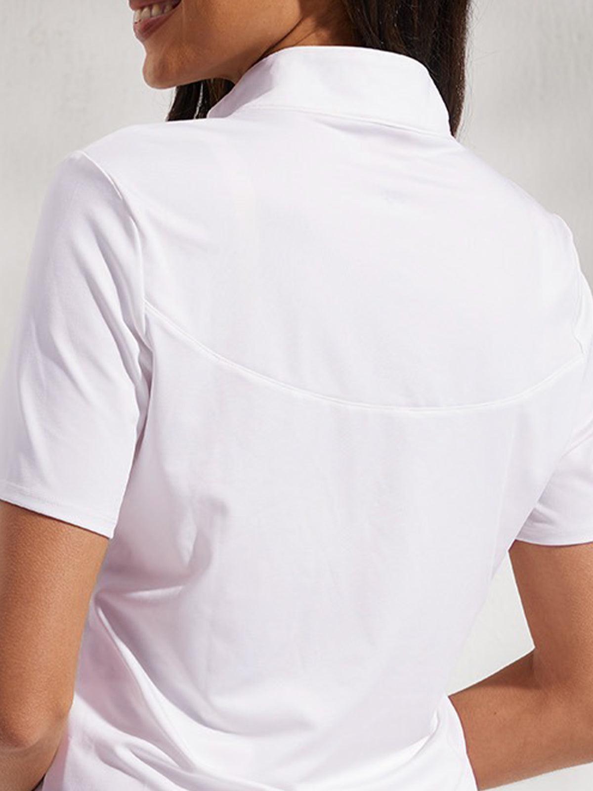 More Than Basic Golf Shirt Quarterzip UPF50+