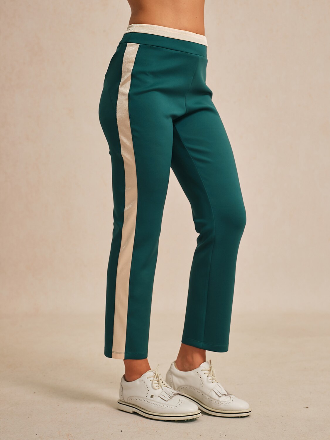 Navycore 39 Inch Stretch Color Block Ankle Pants