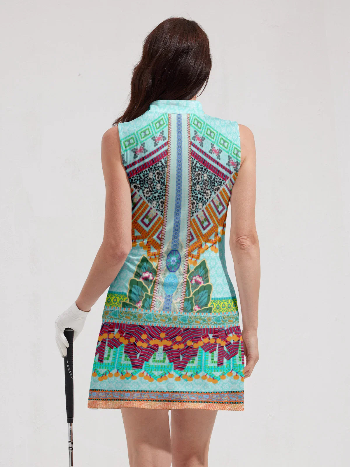 Pretty Feminine Sleeveless 36.5 Inch Dress UPF50+