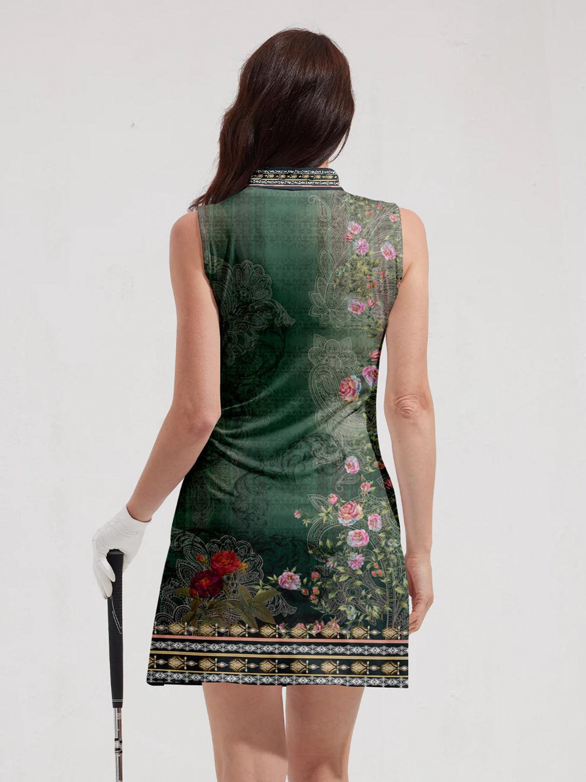 Botanical Energy Sleeveless 36.5 Inch Dress UPF50+