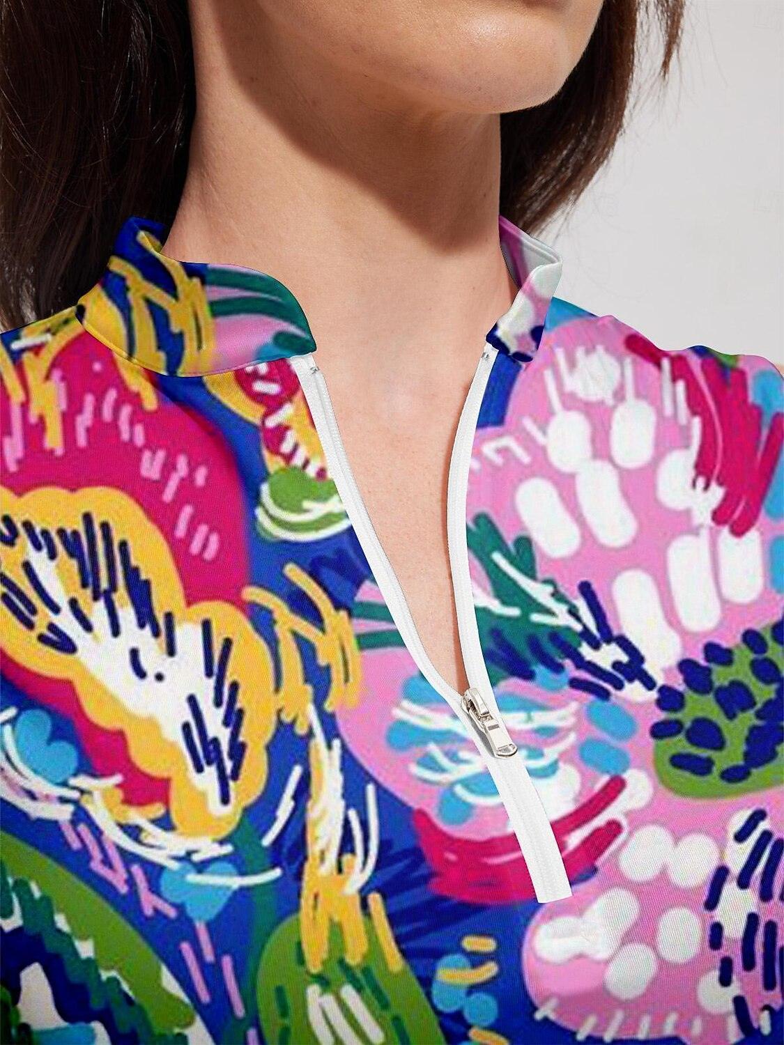 Hyped-up Tropical Sleeveless 36.5 Inch Dress UPF50+