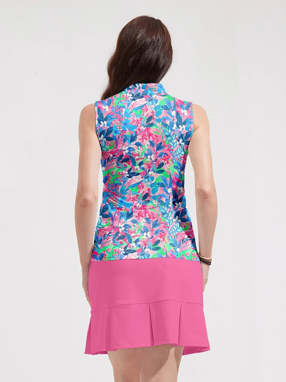 Botanical Energy Golf Shirt Quarterzip UPF50+