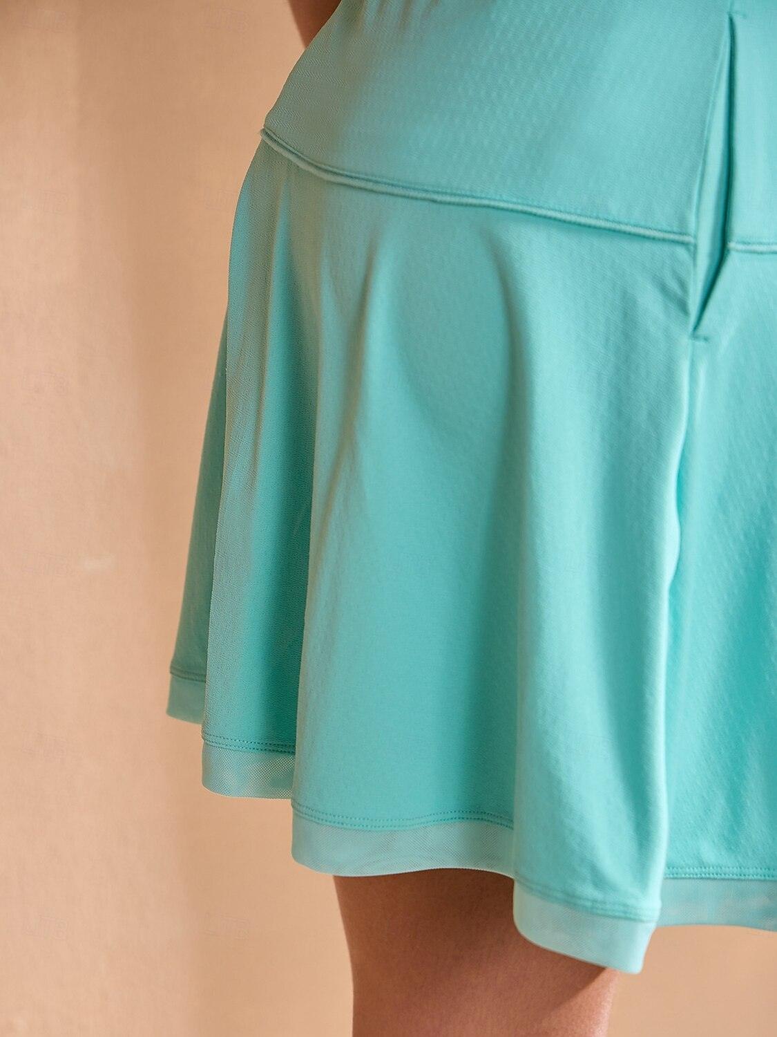 Ultrasoft Premium 18.5 Inch A-Line Mesh Skort UPF50+