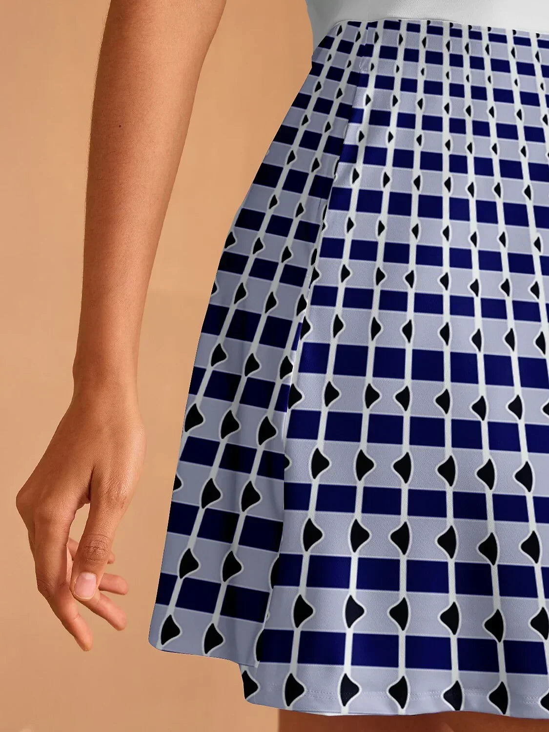 Not So Classic Short Sleeve A-Line 36.5 Inch Dress