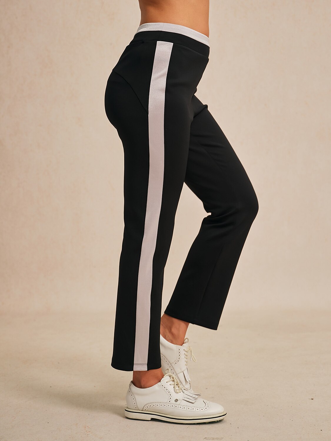 Navycore 39 Inch Stretch Color Block Ankle Pants