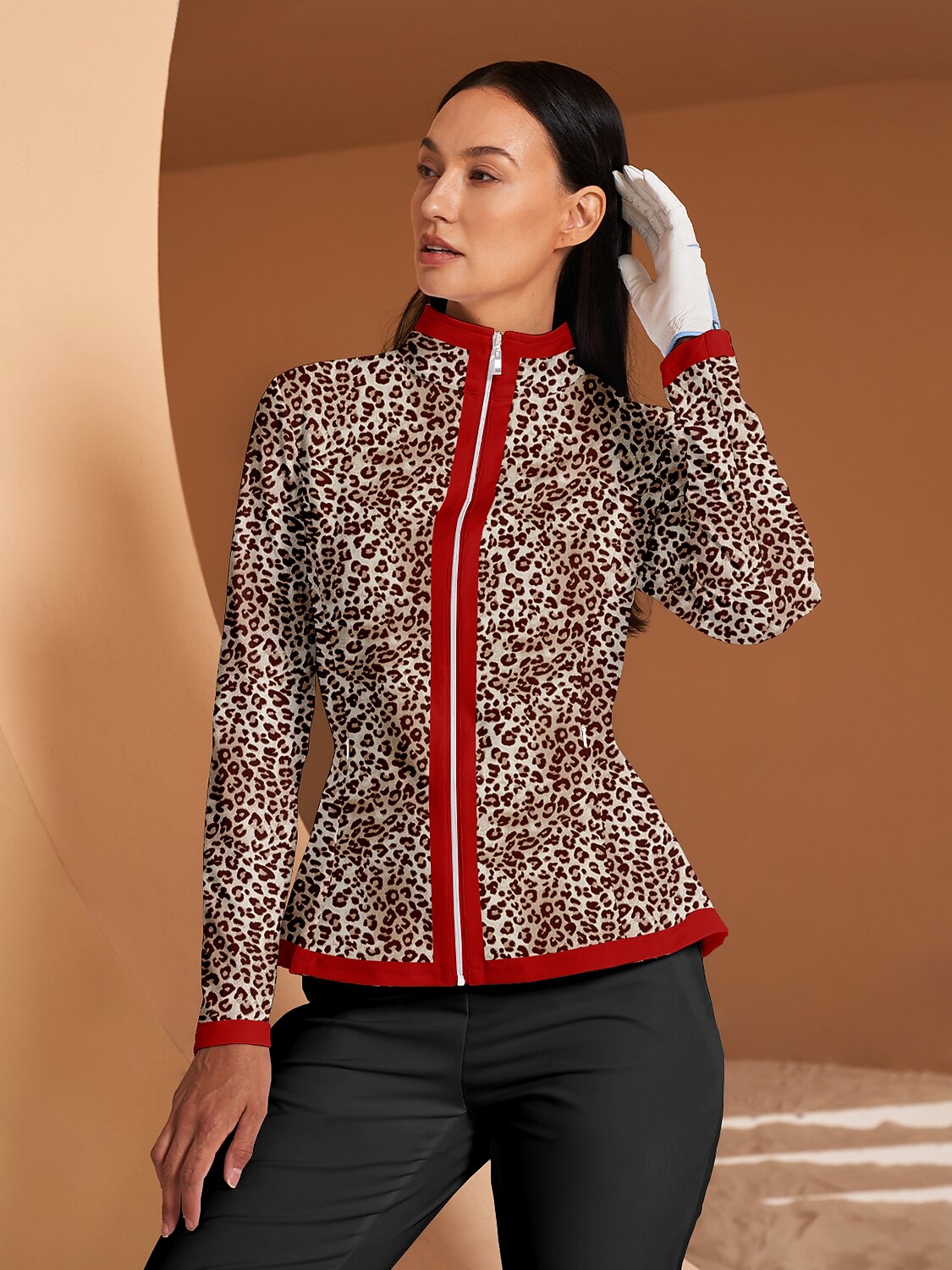 Wildlife Party Ruffle Golf Jacket Sun Protection