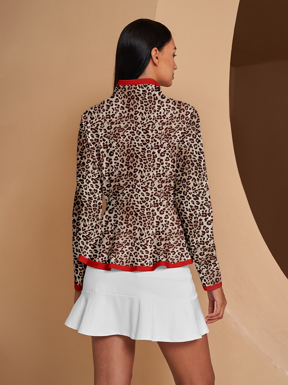 Wildlife Party Ruffle Golf Jacket Sun Protection