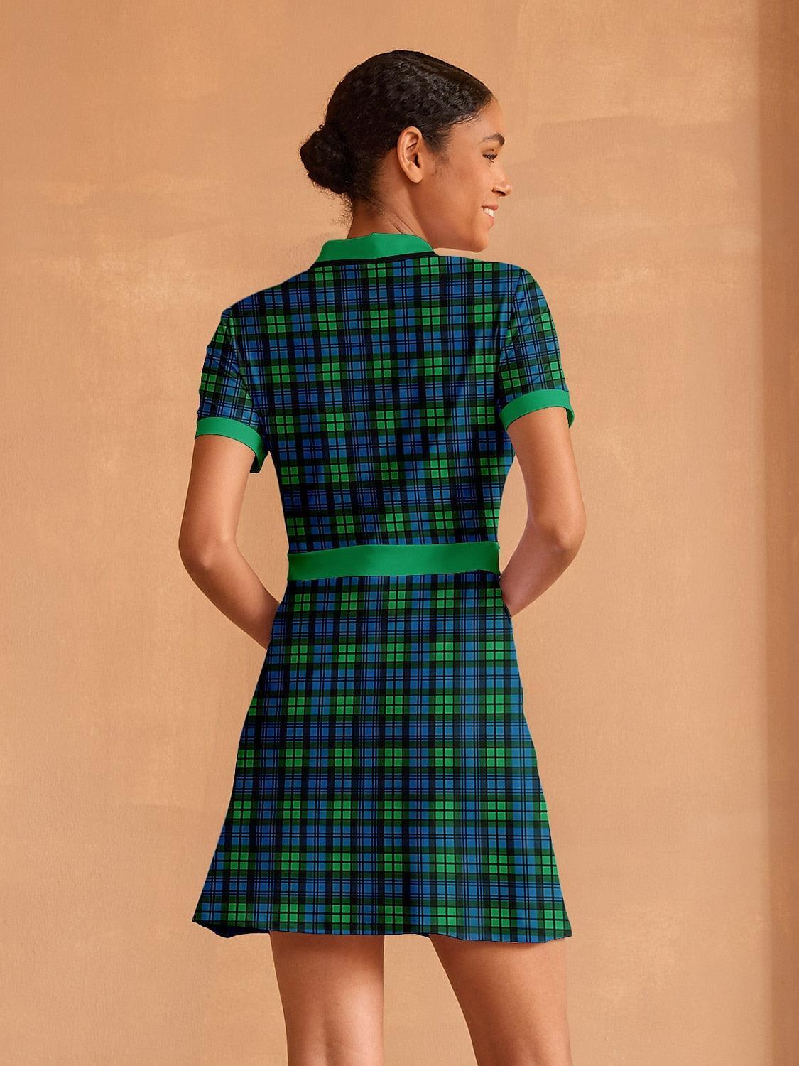 Not So Classic Short Sleeve A-Line 36.5 Inch Dress