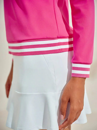 Navycore Long Sleeve Golf Shirt Quarterzip UPF50+