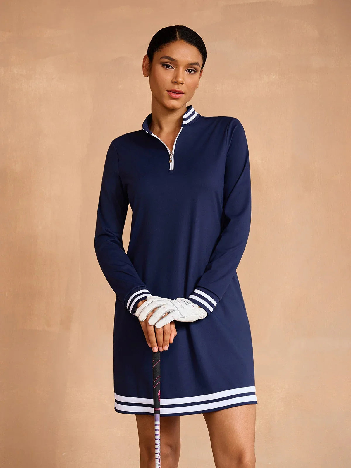 Navycore Long Sleeve 36.5 Inch Dress UPF50+