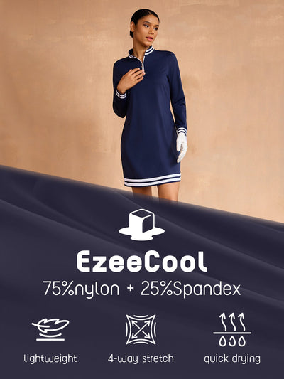 Navycore Long Sleeve 36.5 Inch Dress UPF50+