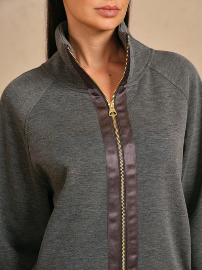 UltraSoft Long Sleeve Trimmed Jacket
