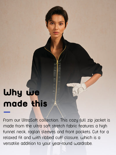 UltraSoft Long Sleeve Trimmed Jacket
