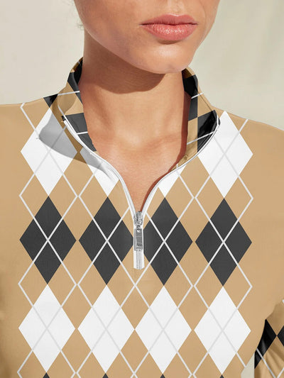 Not So Classic Golf Shirt Quarterzip UPF50+