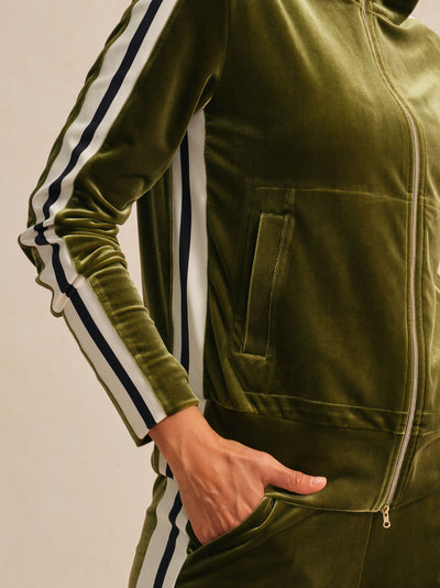 UltraSoft Velvet Long Sleeve Full Zip Jacket