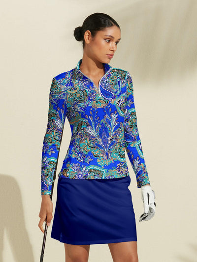 Pretty Feminine Golf Shirt Quarterzip UPF50+