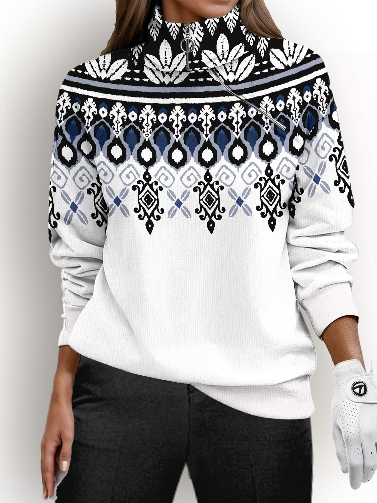 Bold Baroque Golf Sweatshirt