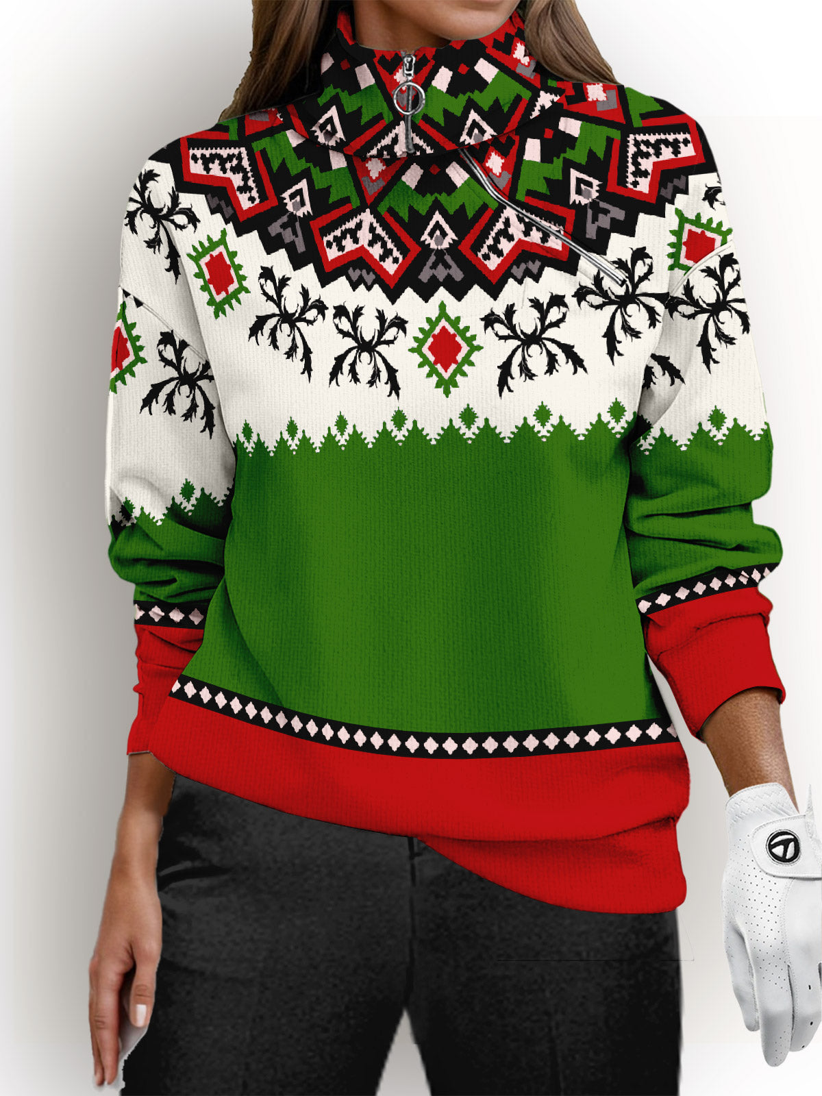 Bold Baroque Golf Sweatshirt