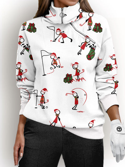 Hyper-prep Christmas Golf Sweatshirt