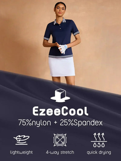 Navycore Short Sleeve Polo Top UPF50+