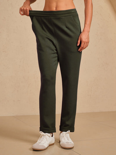 UltraSoft Stretch Hidden Drawstring Cuff Pants