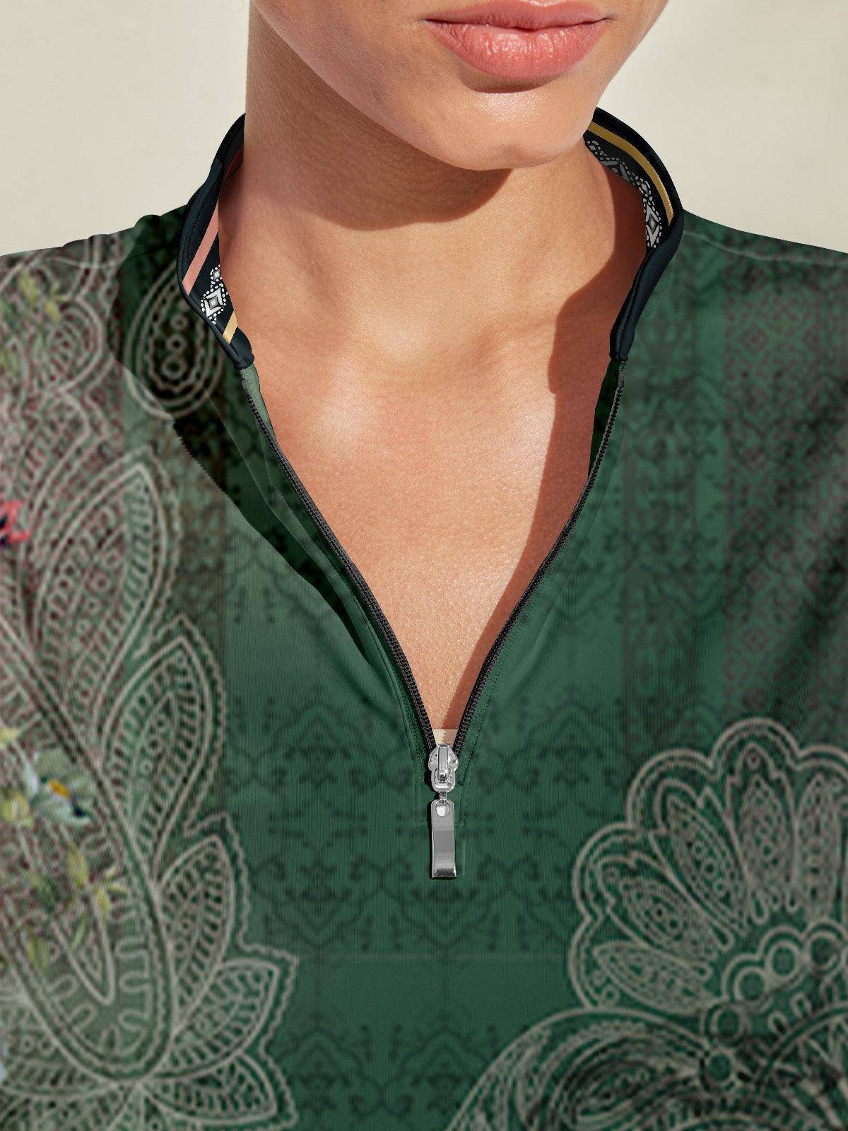 Botanical Energy Sleeveless 36.5 Inch Dress UPF50+