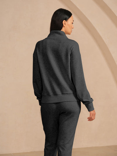 UltraSoft Long Sleeve Quarterzip Sweatshirt