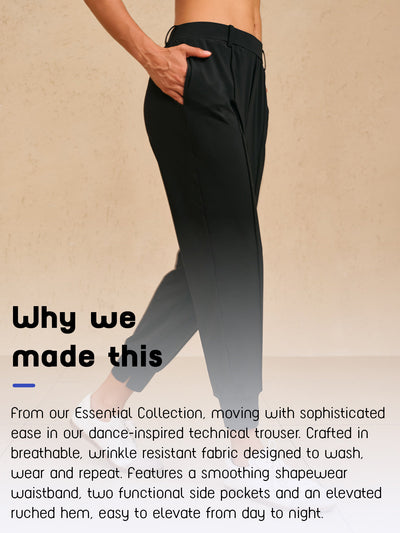 More Than Basic 36.5 Inch Performance Ankle Pants
