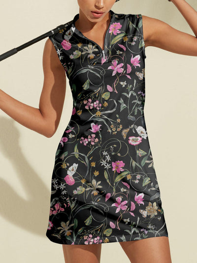 Botanical Energy Sleeveless 36.5 Inch Dress UPF50+