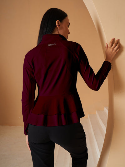 More Than Basic Ruffle Golf Jacket Sun Protection