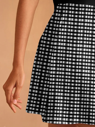 More Than Basic Short Sleeve A-Line 36.5 Inch Dress UPF50+