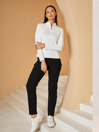 More Than Basic Golf Shirt Quarterzip UPF50+