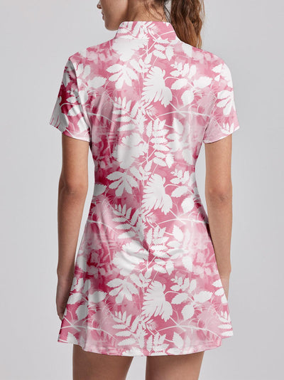 Botanical Energy Short Sleeve 36.5 Inch Dress UPF50+