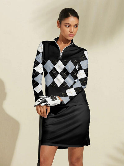 Not So Classic Golf Shirt Quarterzip UPF50+