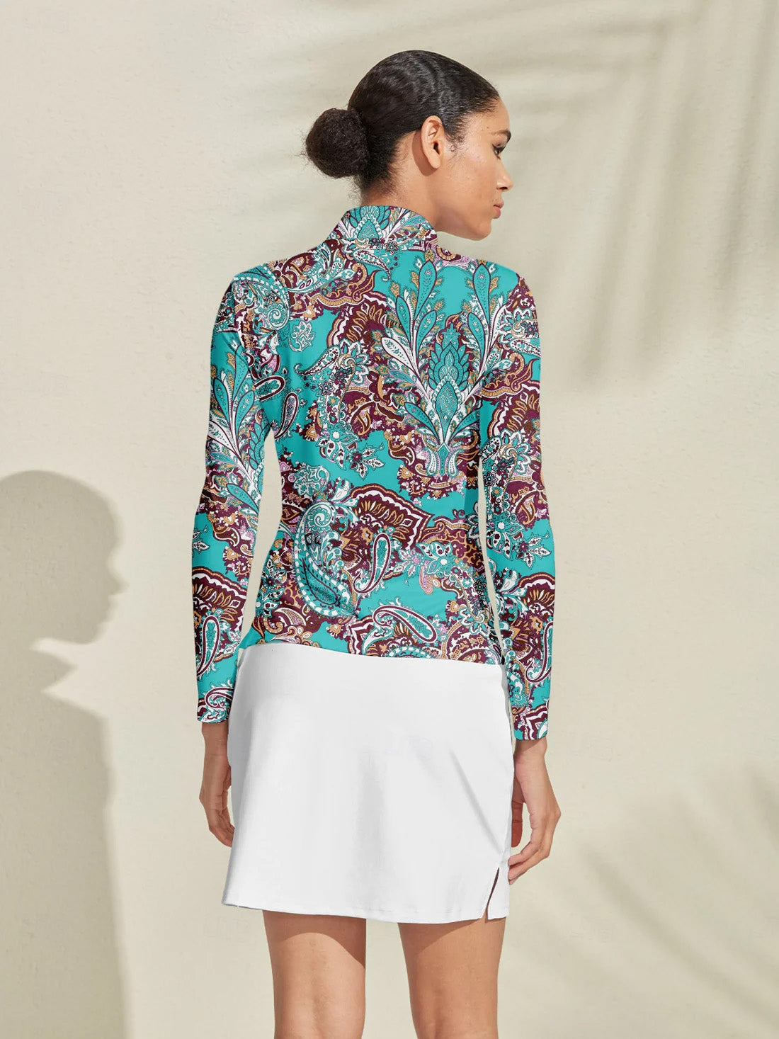 Pretty Feminine Golf Shirt Quarterzip UPF50+