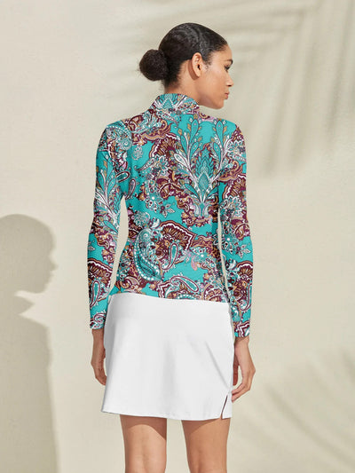 Pretty Feminine Golf Shirt Quarterzip UPF50+