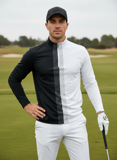 Not So Classic Men's Golf Shirt Quarterzip UPF50+