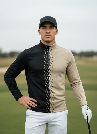 Not So Classic Men's Golf Shirt Quarterzip UPF50+