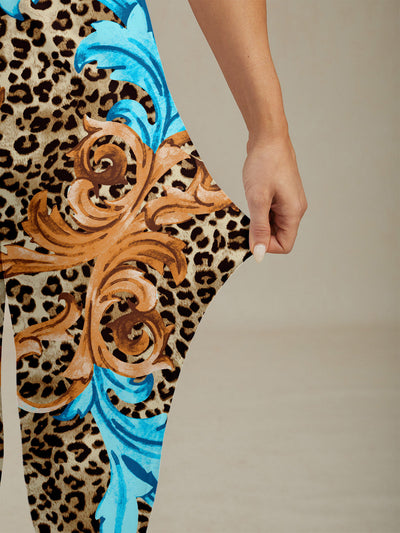 Wildlife Party 26.5 Inch Drawstring Ankle Sweatpants