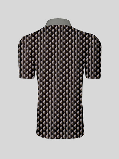 Not So Classic Men's Ribbed Collar Polo Top UPF50+