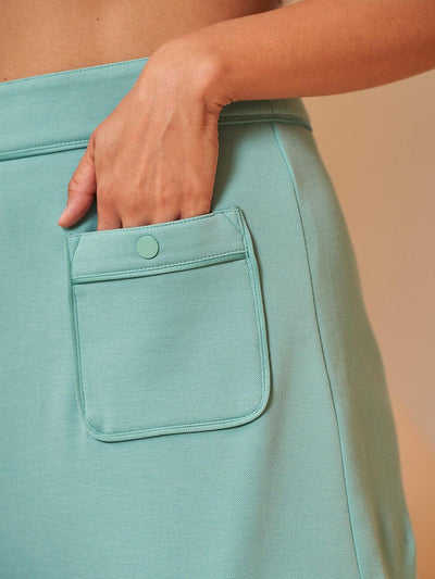 Crisp Couture 17.5 Inch Pique Pocket Skort