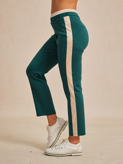 Navycore 39 Inch Stretch Color Block Ankle Pants