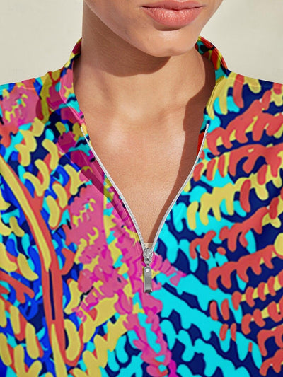 Botanical Energy Long Sleeve 36.5 Inch Dress UPF50+