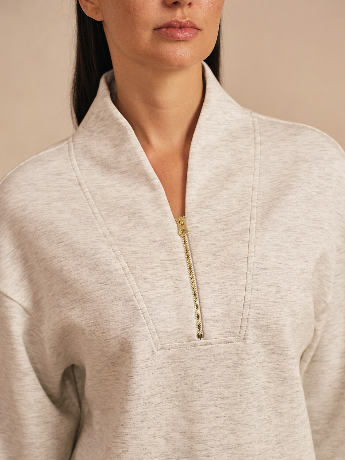 UltraSoft Long Sleeve Quarterzip Sweatshirt