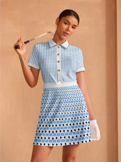 Not So Classic Short Sleeve A-Line 36.5 Inch Dress