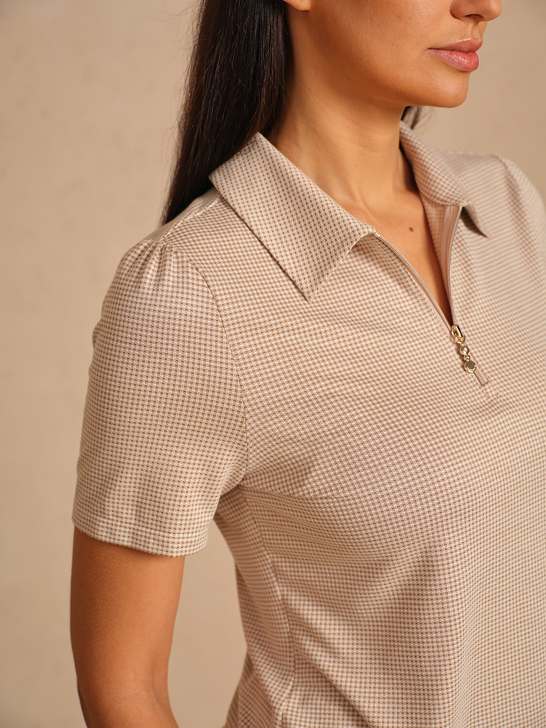 Crisp Couture Short Sleeve Golf Polo Shirt